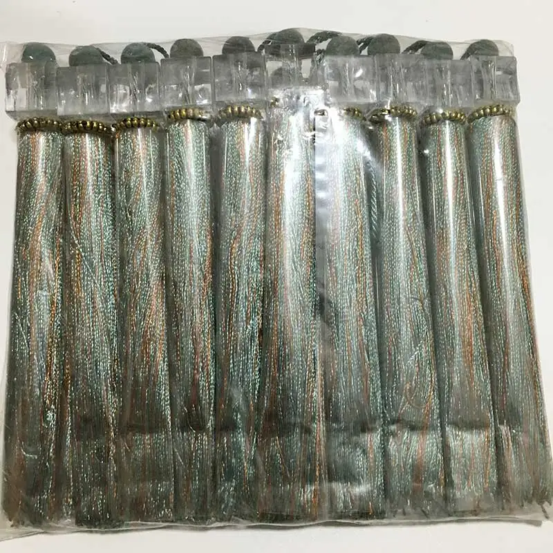 16 20pcs/package polyester silk tassel hanging ear tassel 25cm tassel curtain accessories home decoration DIY decorative handmade - Цвет: 16