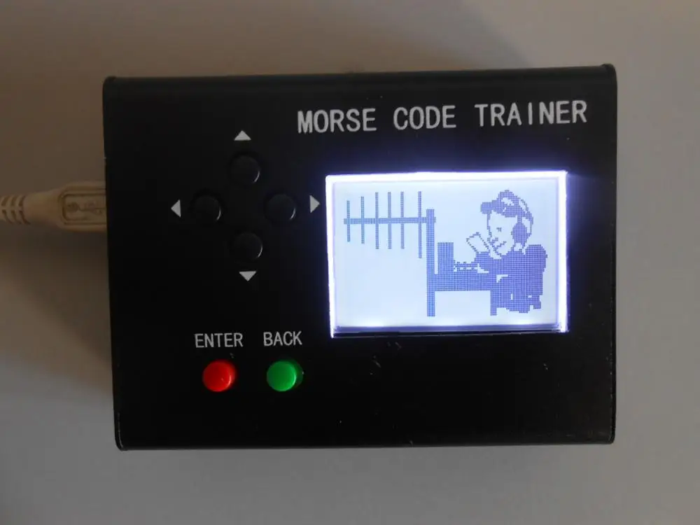 ЖК-дисплей Морзе код CW тренажер любительская радиостанция Морсе Коротковолновая