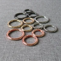 50 pcs metal spring gate o ring circlip buckle openable key chain for car leather bag belt strap snap clasp pendant accessories