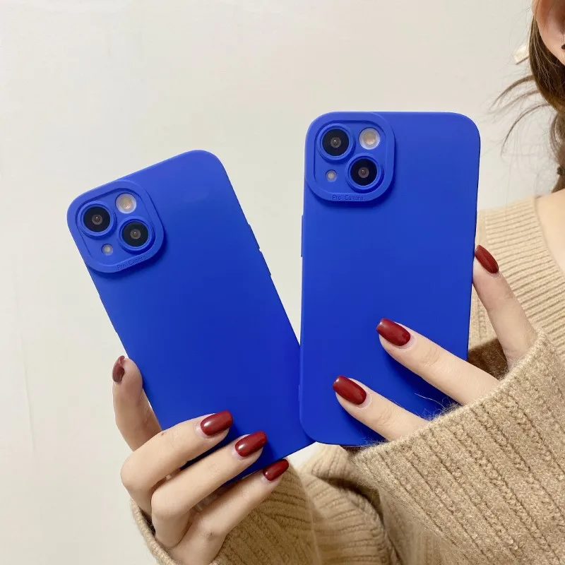 

Soft Matte Phone Case For iPhone 11 12 13 Pro Max Xs X Xr 7 8 Plus Se 2020 Case Full Camera Protection Shockproof Back Cover