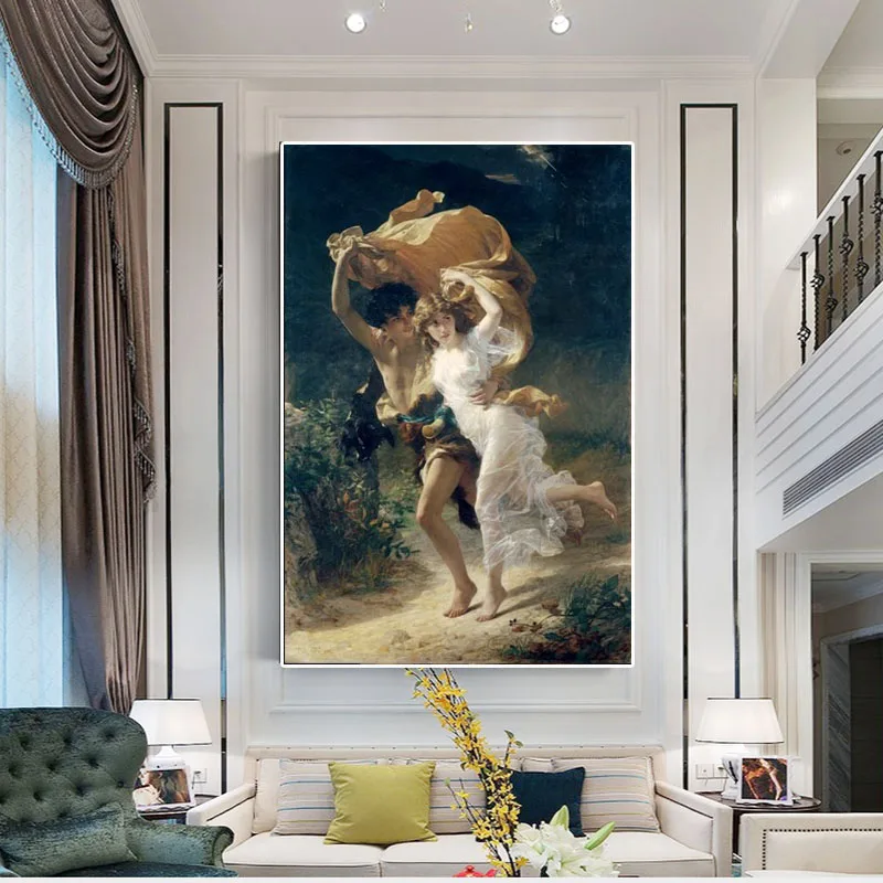 The Storm by Pierre augte Cot копирует известные картины на холсте художественные для