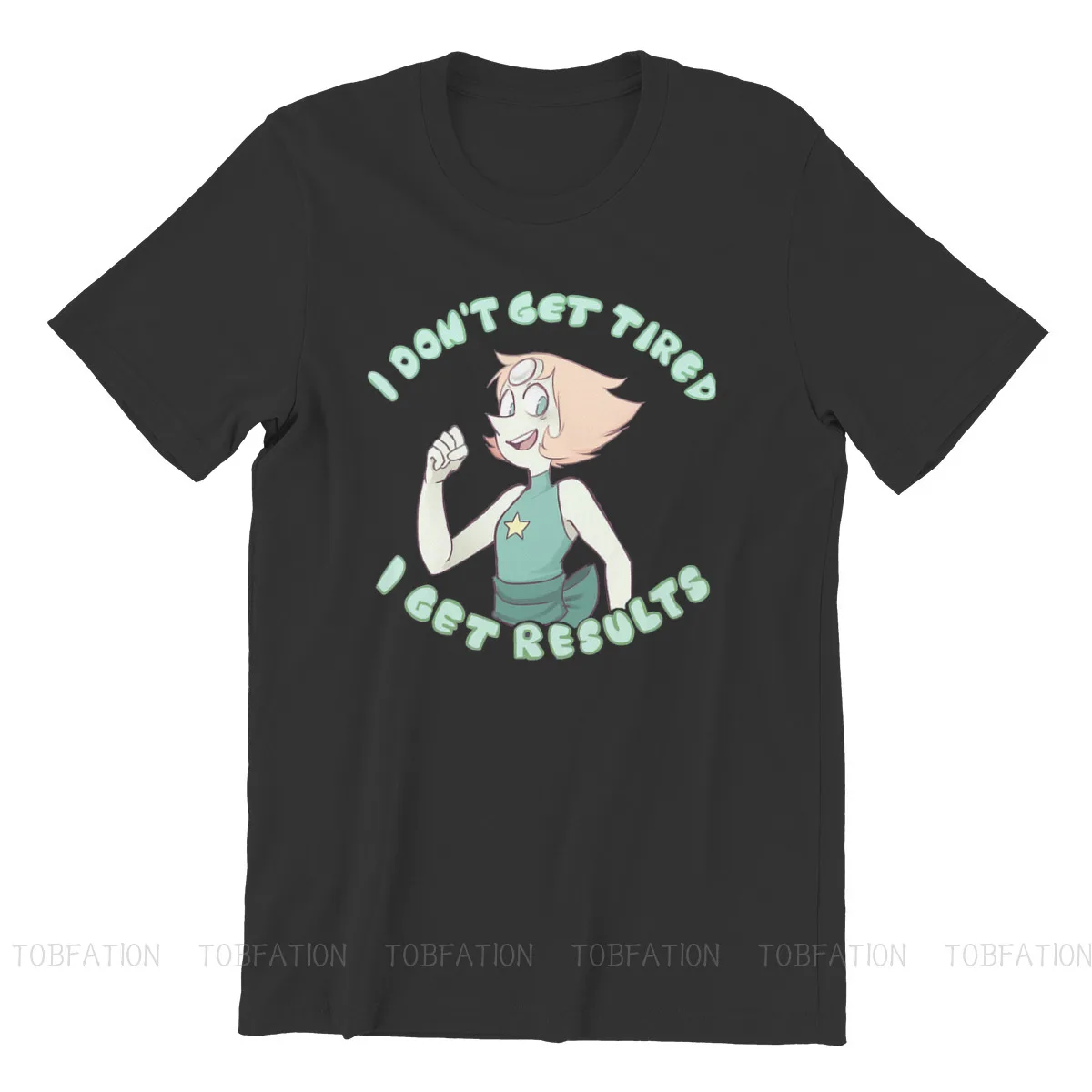 Футболка с принтом я получаю результаты круглым вырезом изображением Вселенной