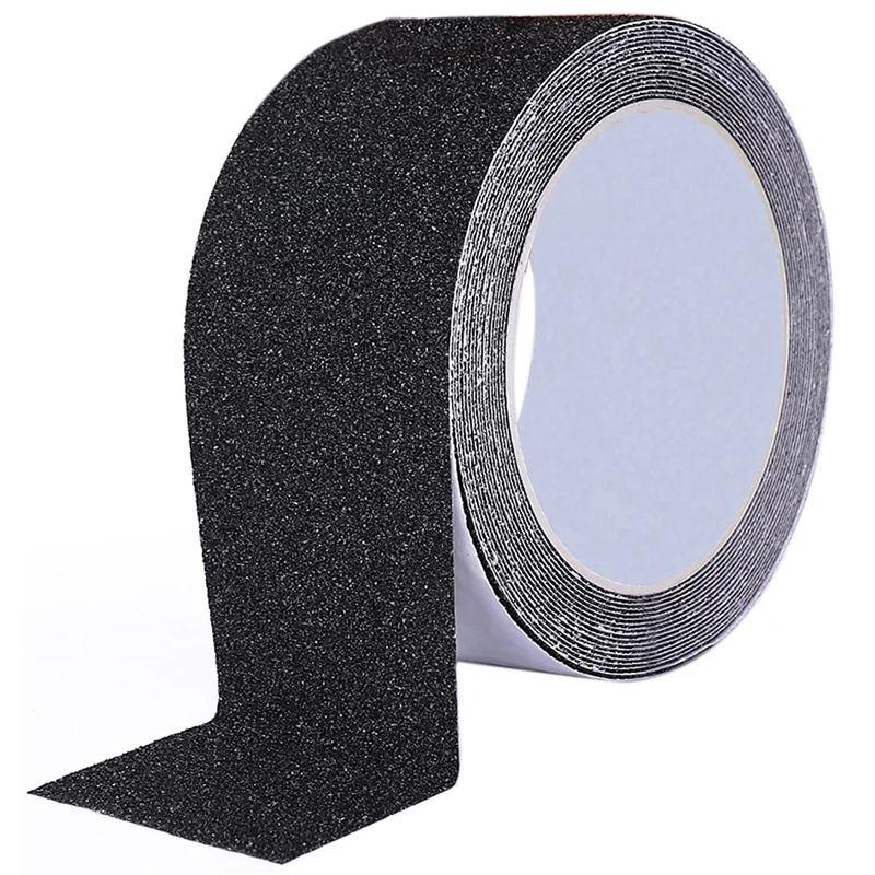 Нескользящая Водонепроницаемая абразивная Черная клейкая лента 4 дюйма X 16 футов