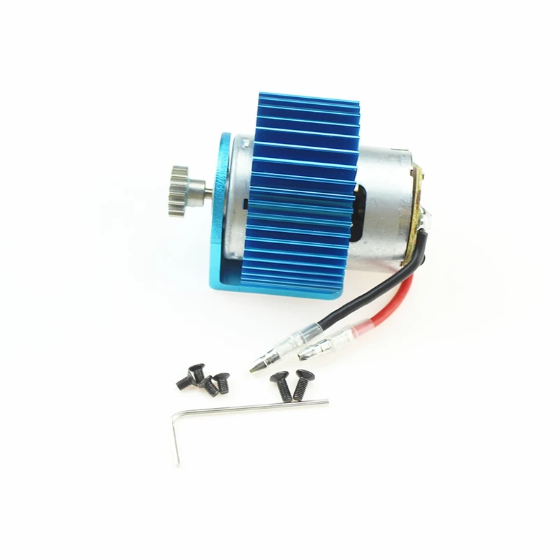 

540 Brushed Motor with Mount Base Heat Sink for Wltoys 12428 12423 12427 1/12 RC Car Upgrade Parts Accessories