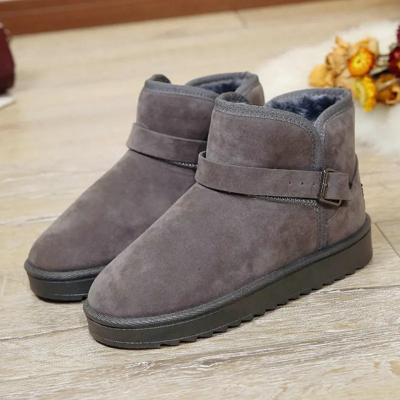 Большие размеры 37 55 красивые повседневные Зимние ботильоны Женская Осенняя