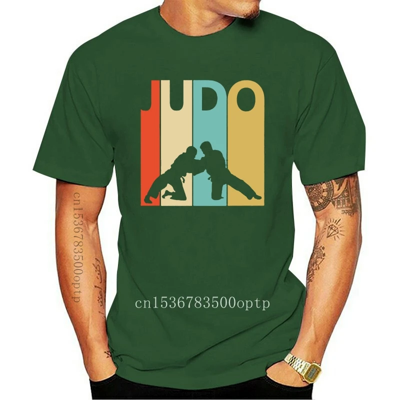 

New Men tshirt Vintage Retro Judo T Shirt Printed T-Shirt tees top