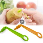 Многофункциональное устройство для резки фруктов и овощей, спиральный слайсер для огурцов, рулоны картофеля, вращающийся нож для кухни, аксессуары, гаджеты