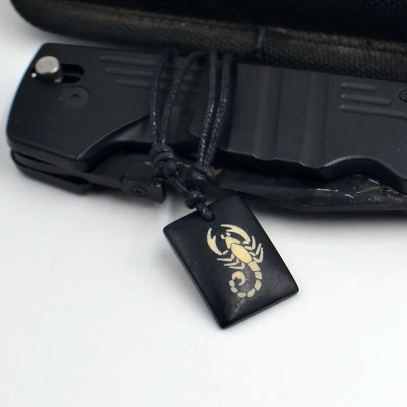 Подвеска из эпоксидной смолы Скорпион-счастливый подарок Племенной тотем модные