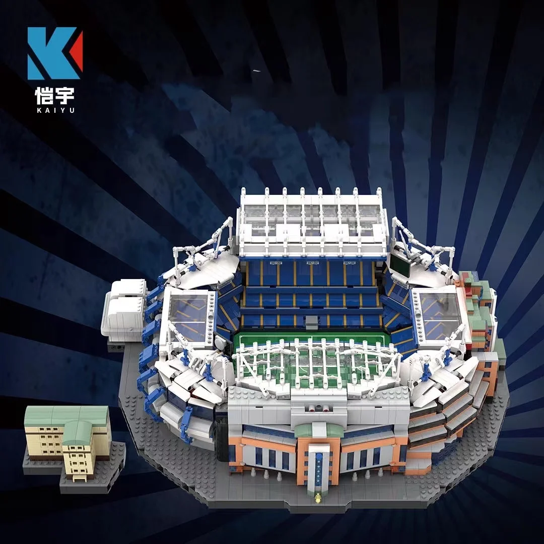 New 4137pcs FC Stamford Bridge Stadium Football Field Sports Model Building Blocks Bricks 10272 10284 Toys Kids Gifts | Игрушки и хобби
