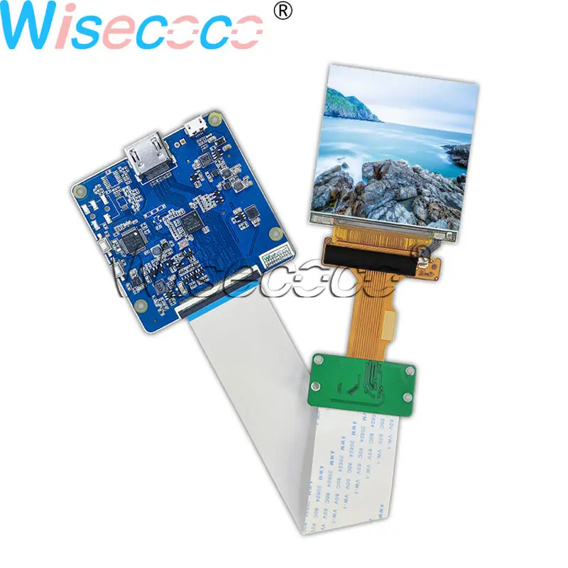 Whole Set Wisecoco 2,9 дюймов 1440*1440 квадратная ips ЖК-панель 40 контактов MIPI с HDMI MIPI FPC USB драйвер плата для HMD VR AR LS029B3SX02 - Цвет: Whole Set