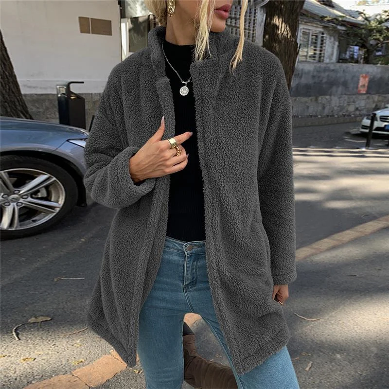 

Jacket Elegant Winter Women Simple Windproof Coats Basic Stylish Parkas Snow Coat Laisure Warm Tops Coats Woman Female