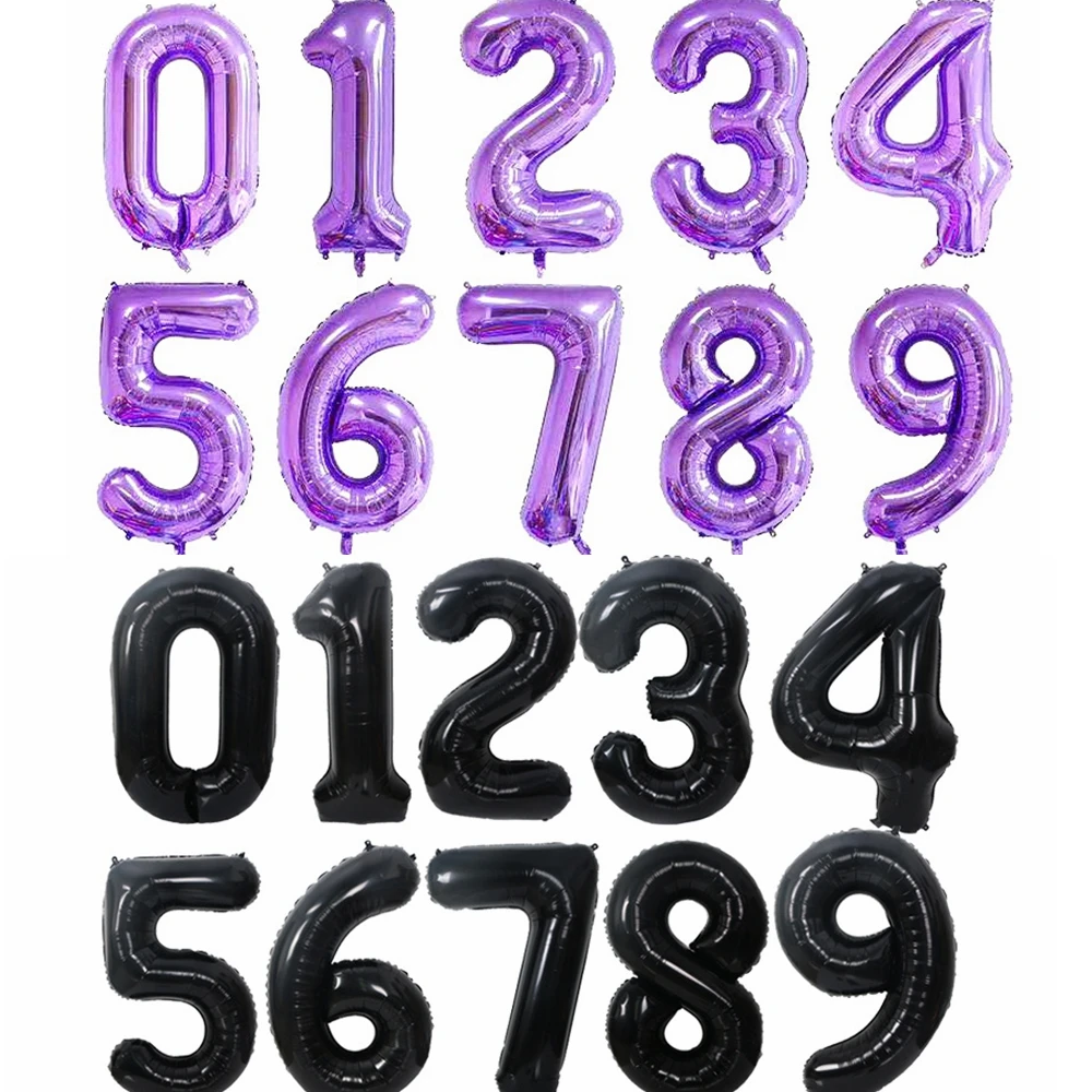 

Фольгированные шары в виде цифр, 40 дюймов