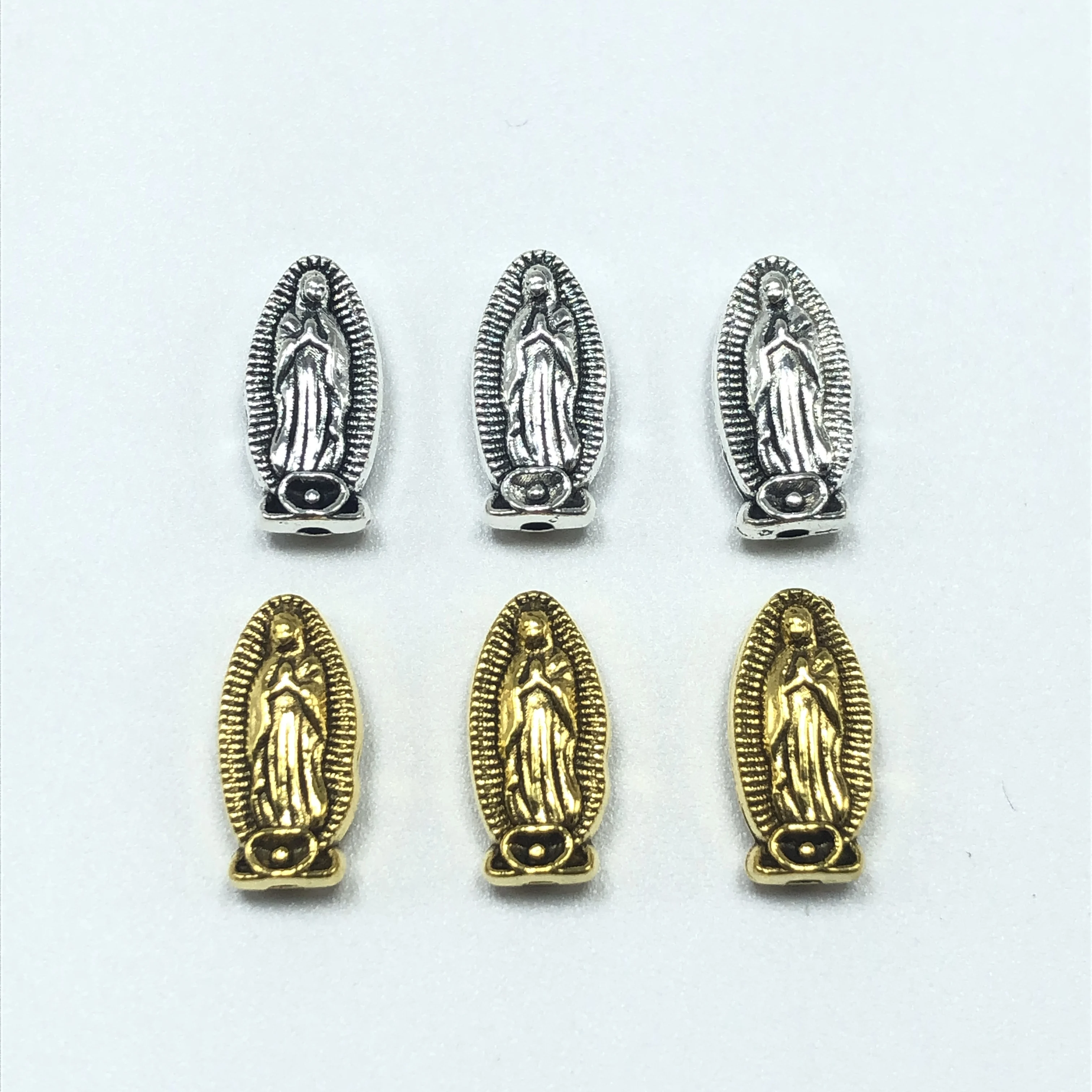 25 шт. бусины Девы Марии для изготовления ювелирных изделий свободные