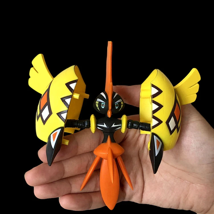 TOMY подлинный Аниме Покемон цветная коробка упаковка SUN &amp MOON Tapu Koko MEGA Elf Кукла