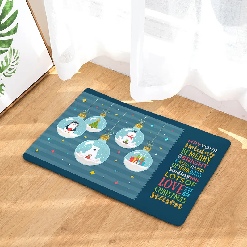 CAMMITEVER принтом в виде рождественского кота собаки коврик прикроватный коврики