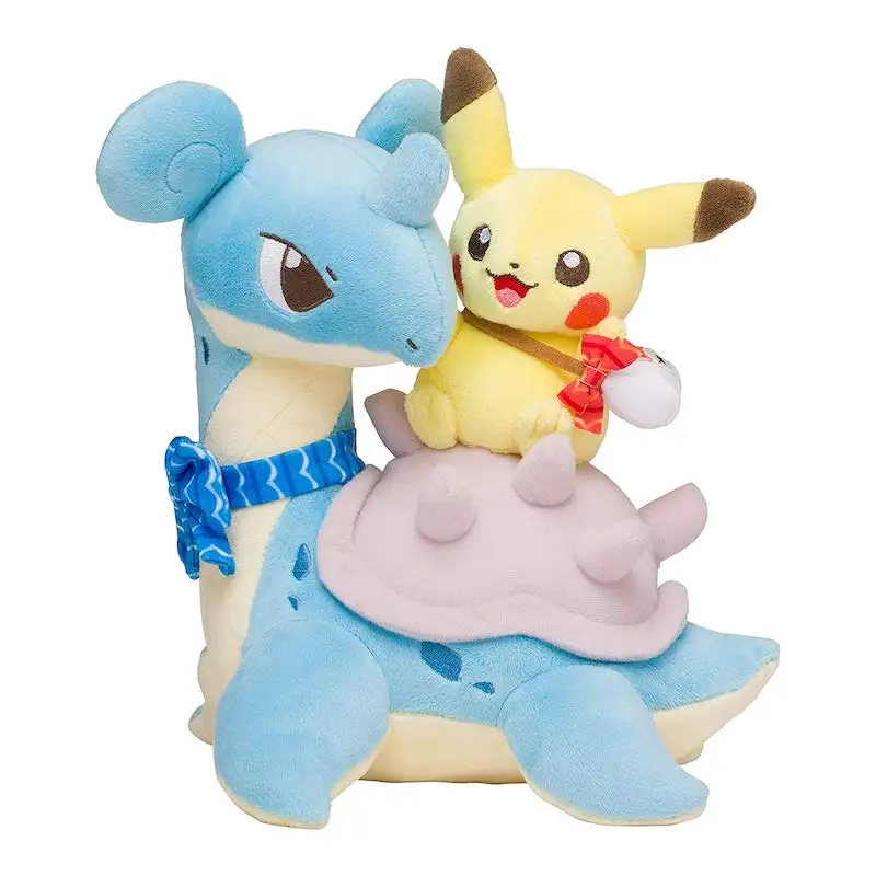 Takara Tomy Pokemon Lapras Pikachu Плюшевая Кукла Мягкие животные детские игрушки подарки 25