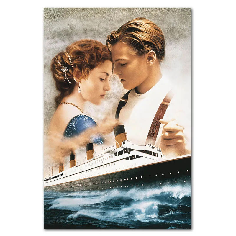 Титановые классические постер фильма бар настенное искусство в кафе Плакаты