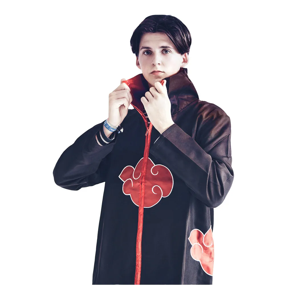 Костюм Наруто плащ Акацуки косплей Узумаки Саске Учиха Хатаке Какаши Косплей