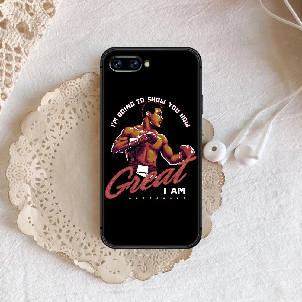 

Muhammad Ali Phone Case Cover Hull For honor 7a 8 8s 8a 8x 9 9x 10 20 i Lite Pro black Etui Painting Prime Pretty Shell Fashion