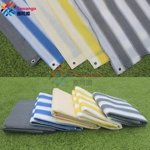 Защитная сетка Tewango, уличное ограждение для балкона, крыльца, в полоску, 180 гм2