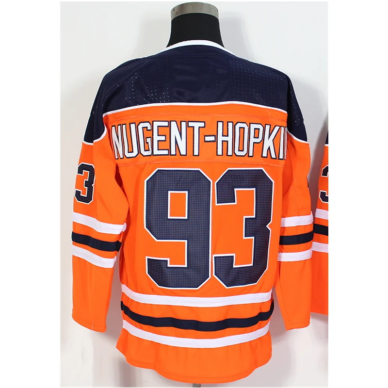 Трикотажные изделия для хоккея эдмонтона мужские светлые трикотажные #27 #29