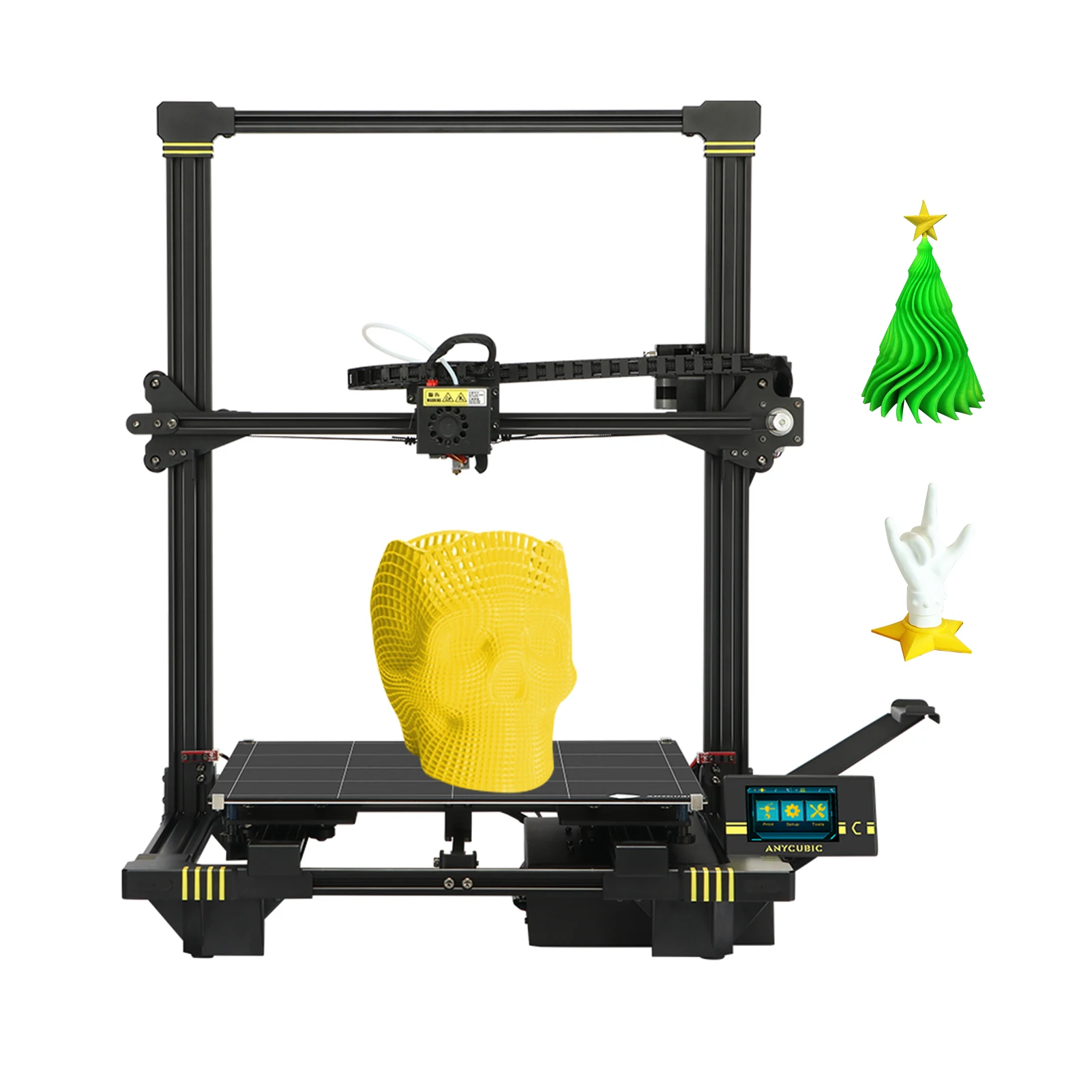 

ANYCUBIC Chiron 3D Printer 400x400x450mm Large Printing Size with TFT Touchscreen Ultrabase Platform Extruder 500g PLA