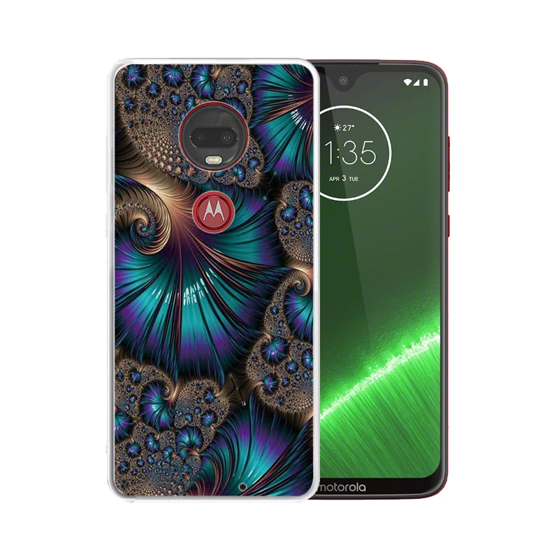 Для MOTO G7 Plus G6 P30 Note Z4 Z3 Play мягкие силиконовые прозрачные ТПУ чехол фантазия ретро с