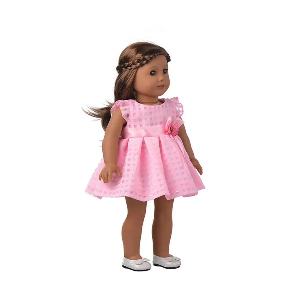 GloryStar 18 дюймовые куклы Американская девочка игрушка без рукавов короткое платье