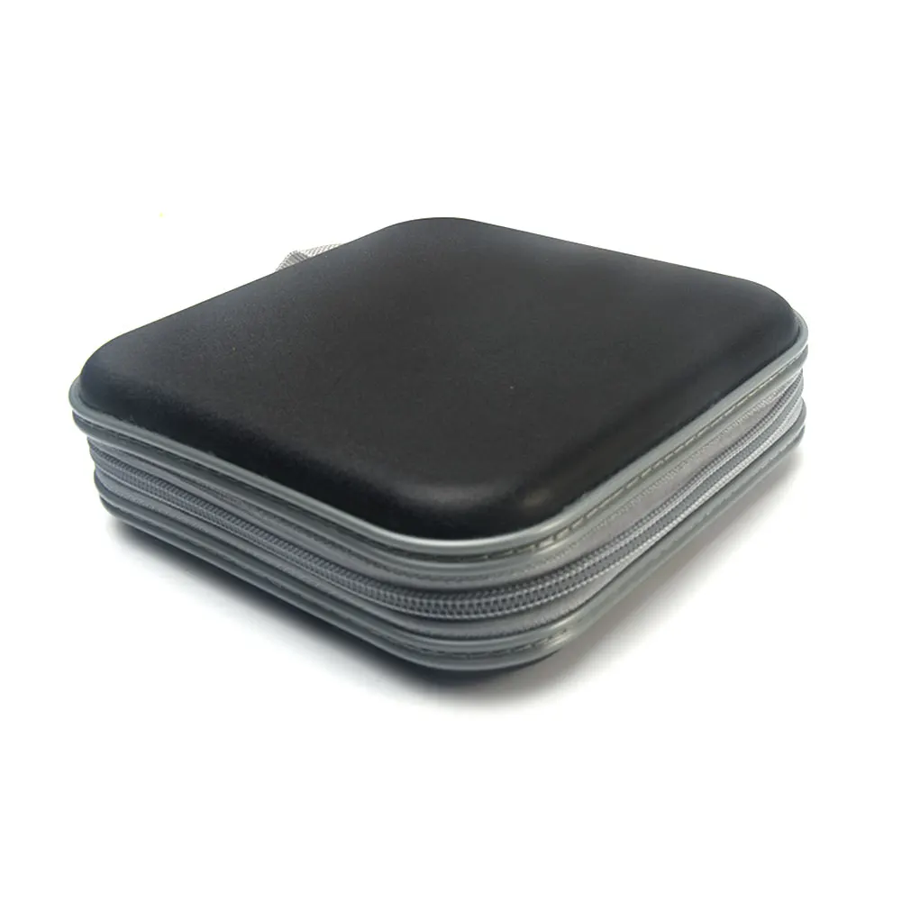 40 дисков пластиковый чехол коробка Портативный кошелек CD Органайзер dvd