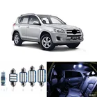 Комплект светодиодных ламп для салона автомобиля, 12 В, 10 шт., для Toyota RAV4 2006-2012