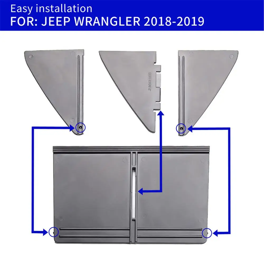 Для Jeep Wrangler JL 2018 2019 Гладиатор JT 2020 2021 2022 коробка для хранения разделительная