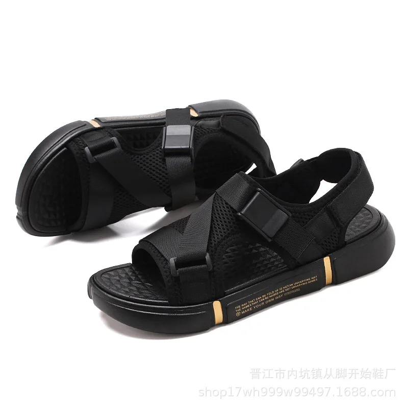 

Outdoor Vacation Travel Beach Sandals Men's Anti-skid Breathable Casual Shoes Comfortable Light Anti-Slippery Summer Sandals