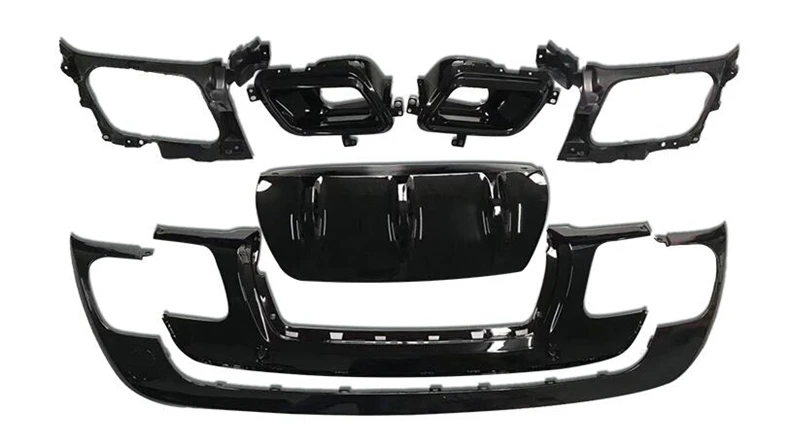 Задний бампер выступ Спойлеры и Exhause для Land Rover Range Velar 2017 18 19 2020 2021