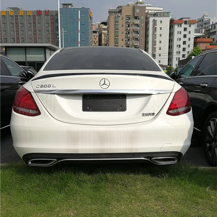 Спойлер для Mercedes Benz W205 2016-2018 C180 C200L C63 спойлер высокого качества из углеродного