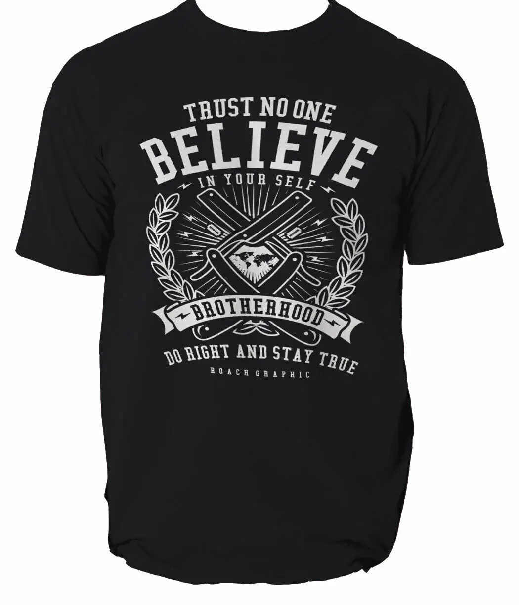 Доверяйте что ни одна футболка не верит в ваше самолюбие|Мужские футболки| |