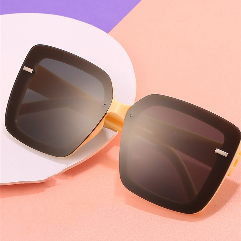 Модные солнцезащитные очки с большой оправой для женщин 2020 Роскошные брендовые