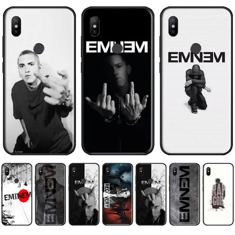 

Eminem Rap god Rapper phone case for Xiaomi Redmi 7 9t 9se k20 mi8 max3 lite 9 note 8 9s 10 pro Soft Silicone Shell Cover Funda