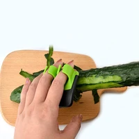 stainless creative finger held palm peeler cucumber vegetable household multi function planer fruit peeler kitchen accessories
