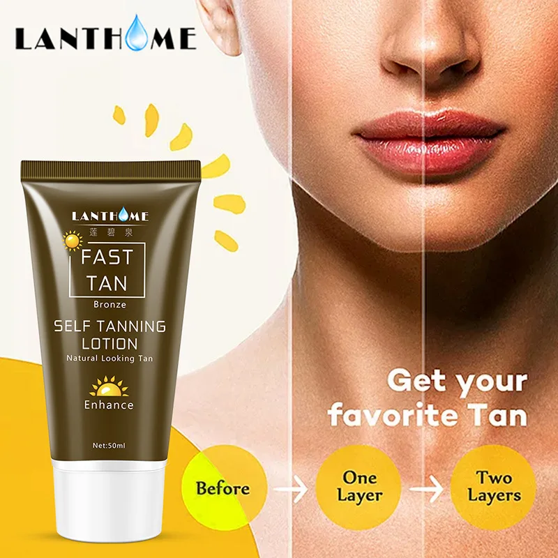 

50ml Self-tanning Lotion Tanning Cream Color Keeps Bronze Color Self-tanning Tanning Enhancement Sun Tanning Cream