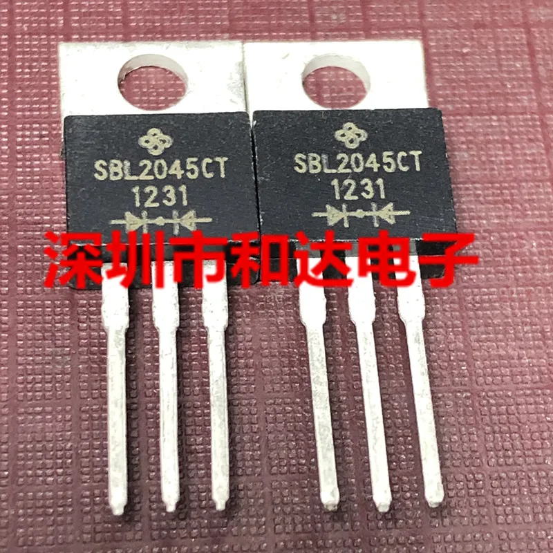 

SBL2045CT TO-220 45 в 20 А