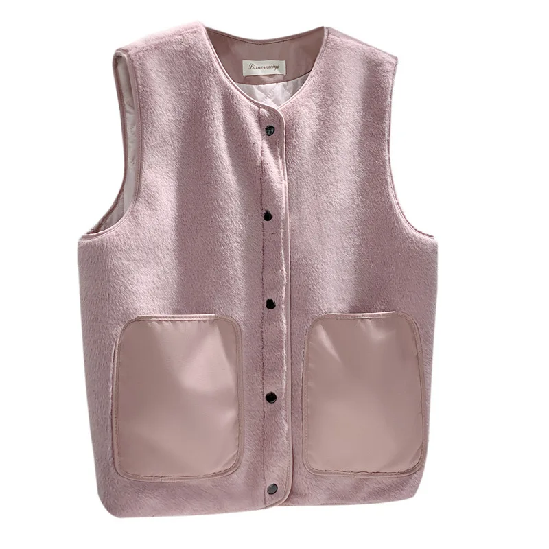 

High Quality Waistcoat Furry Cropped Faux Fur Coats and Jackets Women Fluffy Top Coat Winter Fur Jacket Manteau Femme