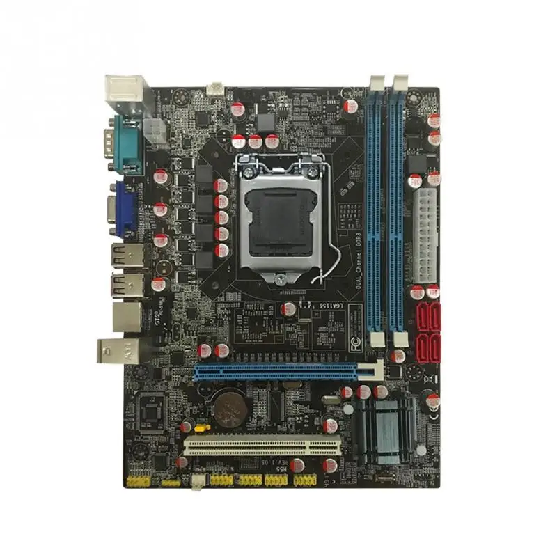Intel H55 M3 разъем LGA 1156 материнская плата M блок питания ATX 8 ГБ 2 DDR3 1600 1333 МГц для Ксеон i7 i5 i3 LGA1156