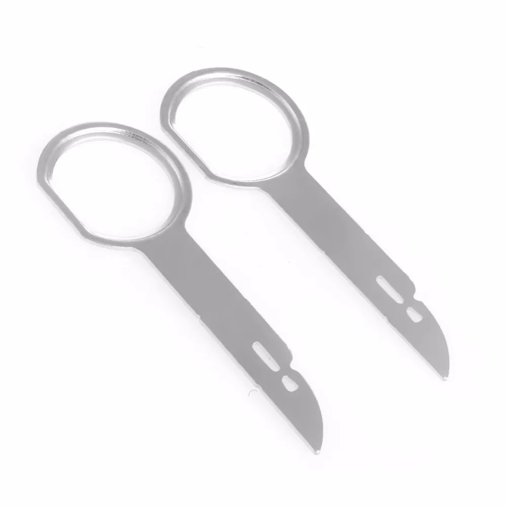 1 пара Радио Стерео релиз удаление установить инструмент ключ для Audi Mercedes Porsche