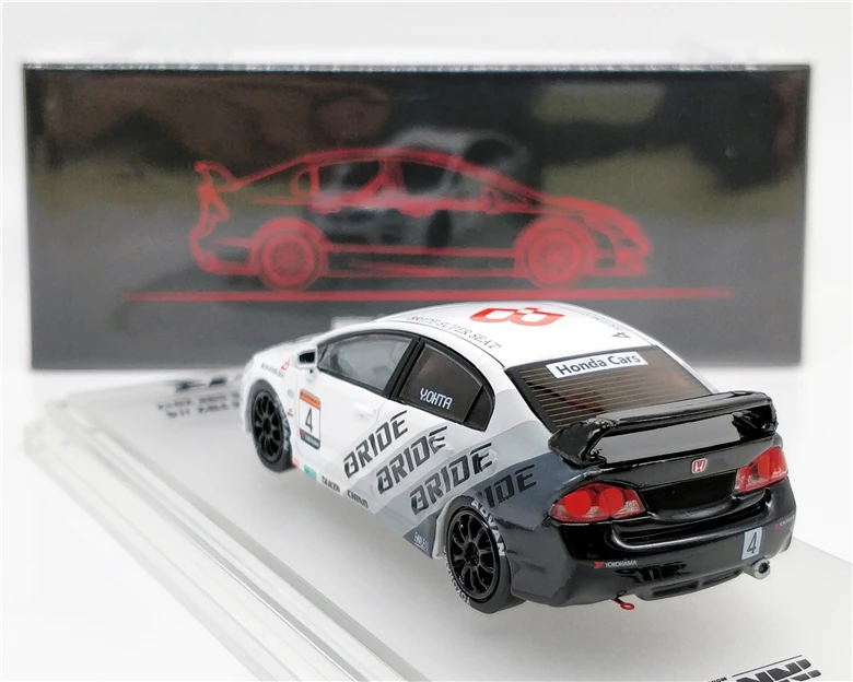 1: 64 INNO64 Honda Civic Тип R FD2#4 Невеста MUGEN POWER CUP 2012 Литой модельный автомобиль