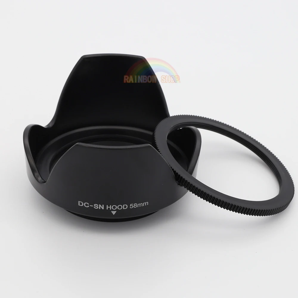 DC 58 мм бленда объектива Калибр Цветок камера объектив протектор II для всех камер