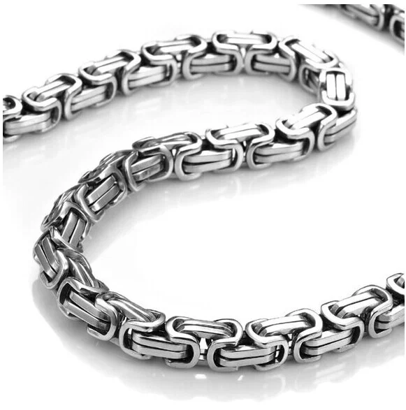 9CT White Gold GF 55cm or 70cm Length Men Women Solid Heavy Necklace Chain N190 | Украшения и аксессуары