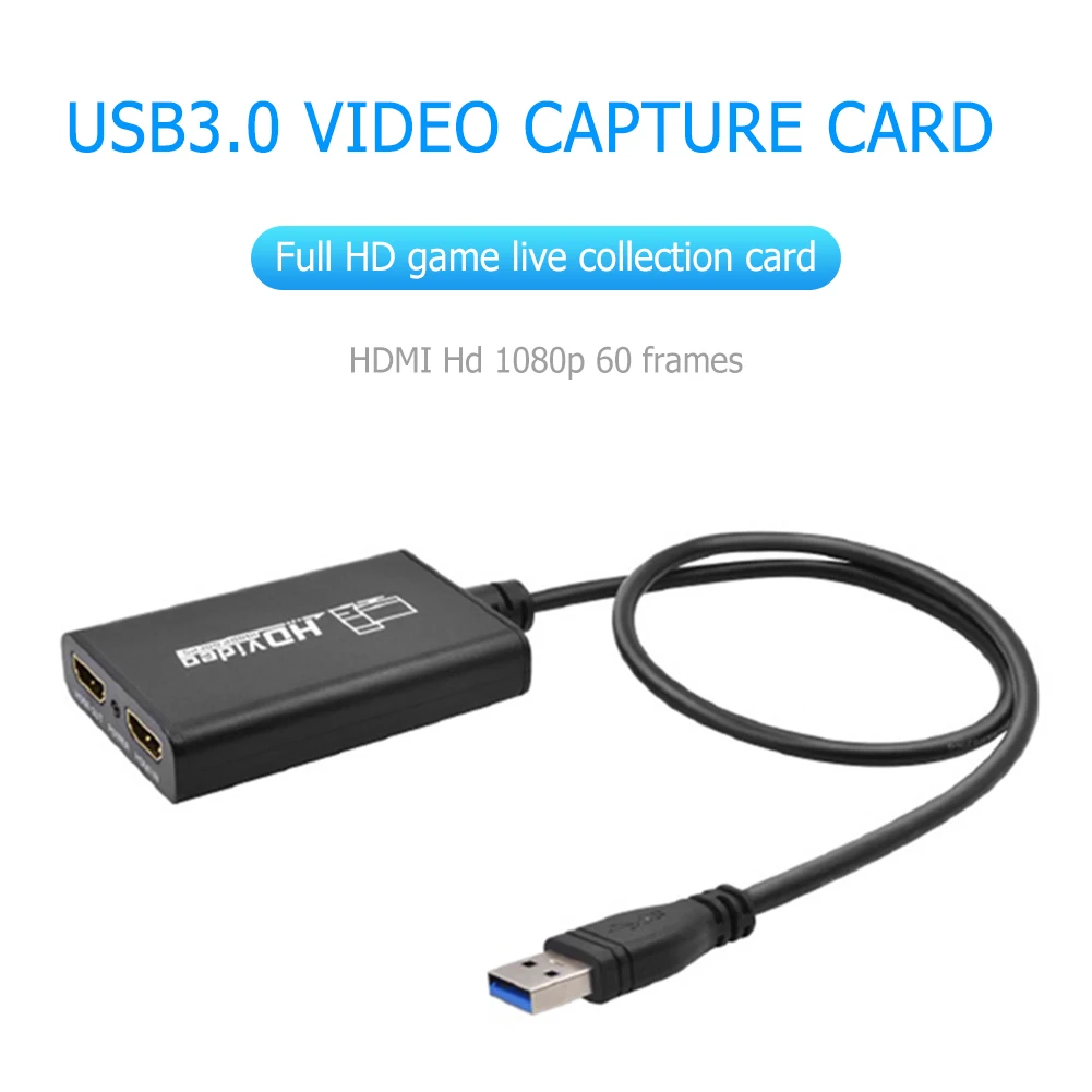 Карта видеозахвата HDMI совместимая с USB 3 0 1080P 60fps устройство для захвата видео в