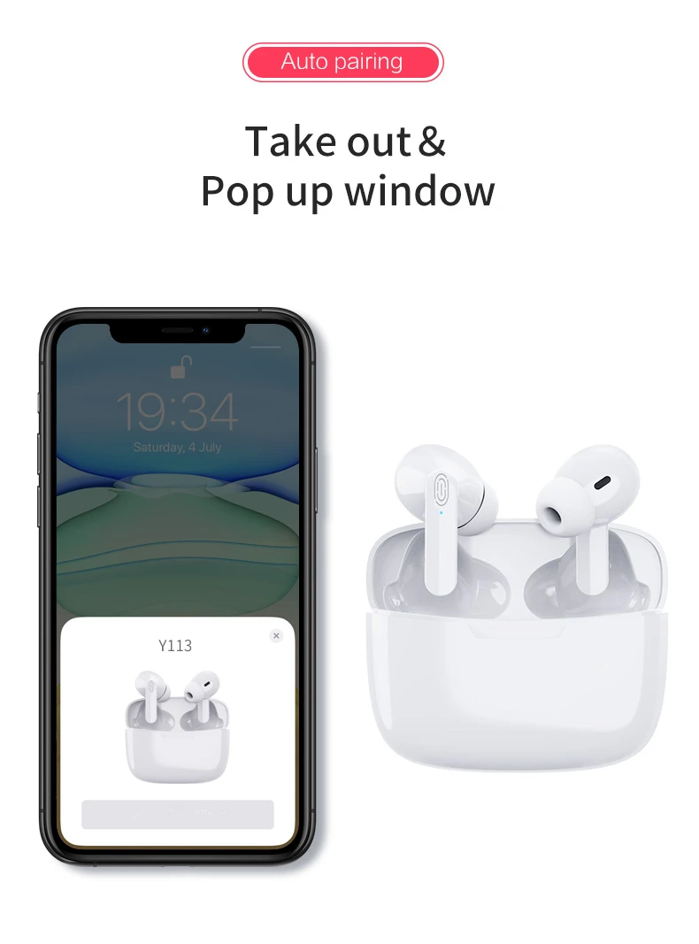 

Y113 tws bluetooth earphone Wireless headphones with microphone sport headset popsocket earbuds off white ear phones pk airpood