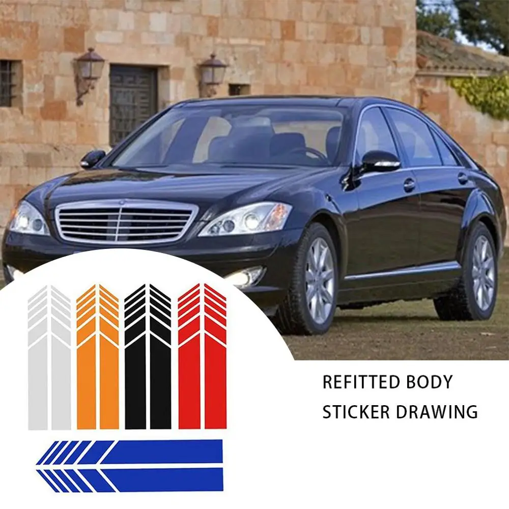 

2x Car Side Mirrior Vinyl Graphic Sticker Car Rear View Side Mirror Body Stripe Vinyl Sticker Decal DIY Car Body Decals