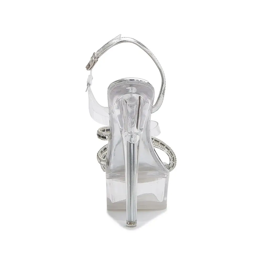 

New pattern Female slippers Authentic Female shoes superstar Crystal shoes woman Women Sandals 14Ladies high heels 4-11 12 BBZAI